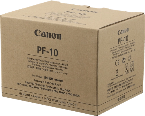 Original Canon PF-10 (0861C001) Druckkopf Schwarz / Cyan / Magenta / Gelb