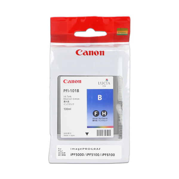 Original Canon PFI-101b (0891B001) Druckerpatrone Blue