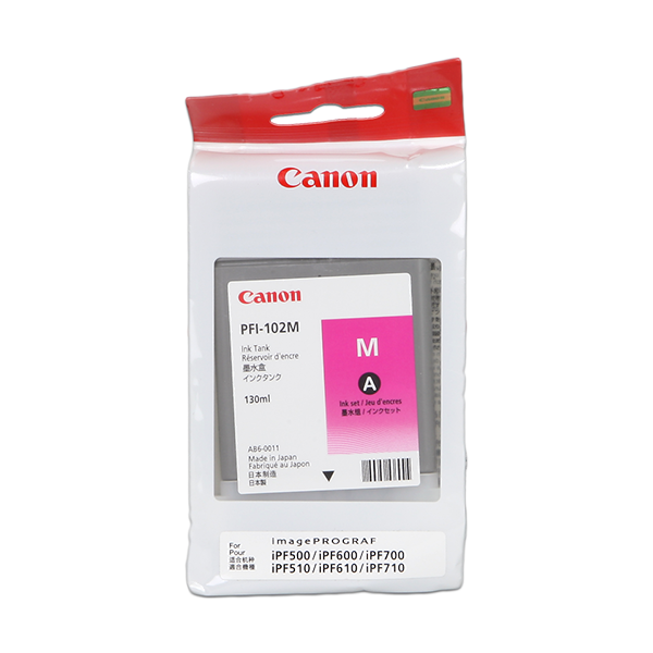 Original Canon PFI-102m (0897B001) Druckerpatrone Magenta