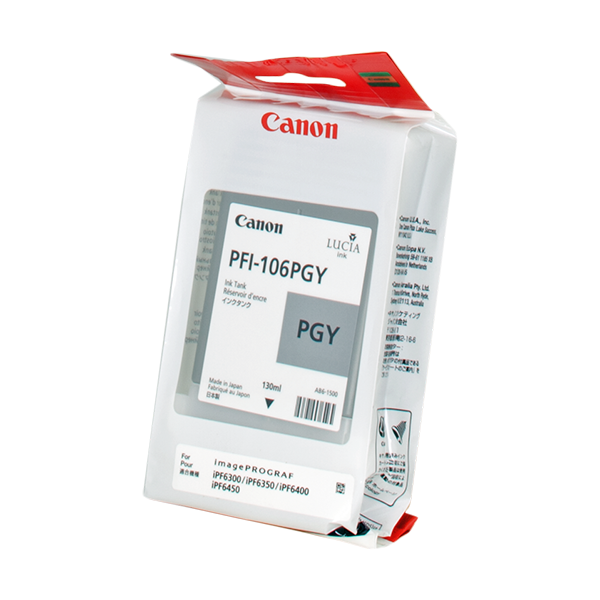 Original Canon PFI-106pgy (6631B001) Druckerpatrone Grey (Foto)