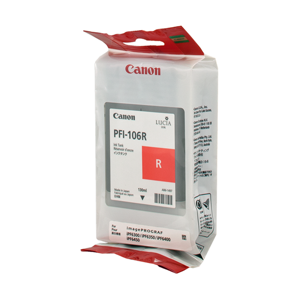 Original Canon PFI-106r (6627B001) Druckerpatrone Red