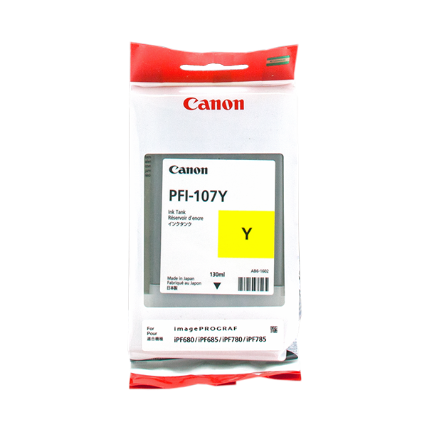 Original Canon PFI-107y (6708B001) Druckerpatrone Yellow