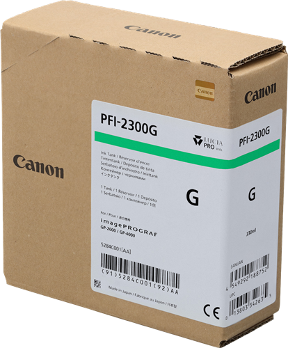 Original Canon PFI-2300g (5284C001) Grün Tintenpatrone