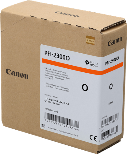 Original Canon PFI-2300o (5283C001) Orange Tintenpatrone