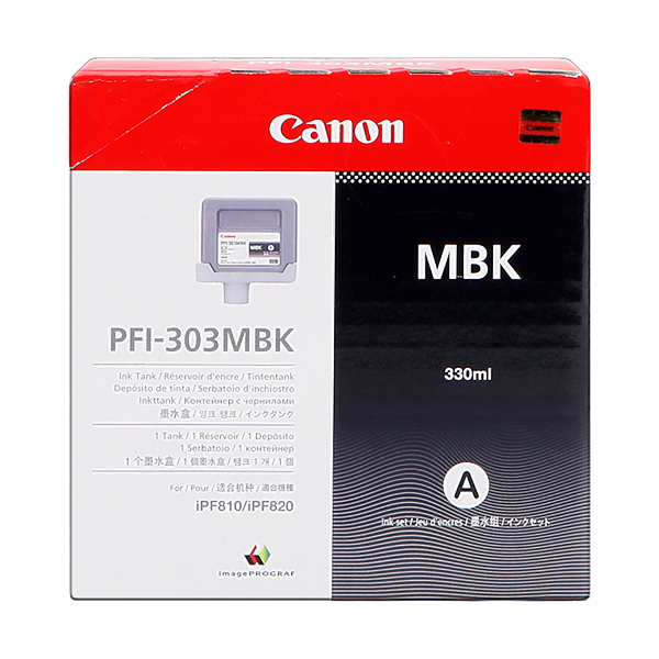 Original Canon PFI-303bk (2958B001) Druckerpatrone Schwarz
