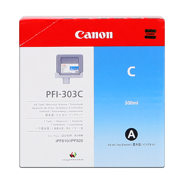 Original Canon PFI-303c (2959B001) Druckerpatrone Cyan