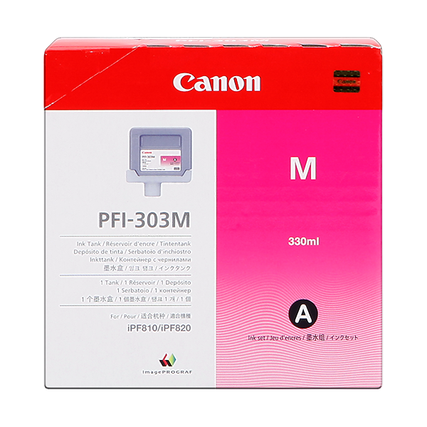 Original Canon PFI-303m (2960B001) Druckerpatrone - Magenta