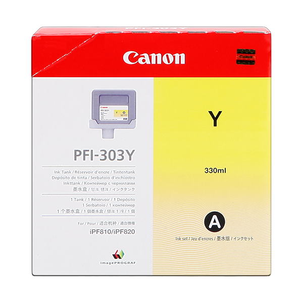 Original Canon PFI-303y (2961B001) Druckerpatrone Yellow