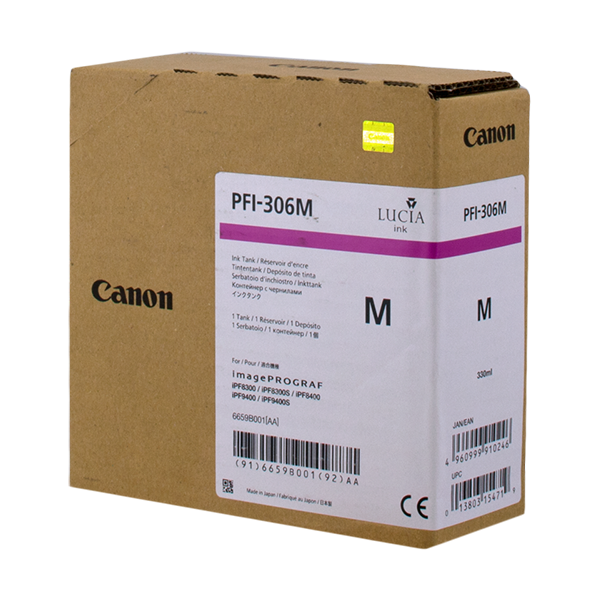 Original Canon PFI-306m (6659B001)Druckerpatrone Magenta