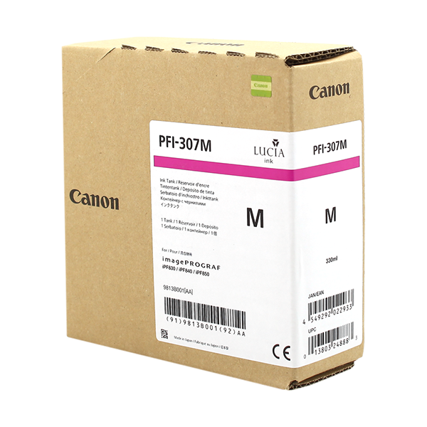 Original Canon PFI-307m (9813B001) Druckerpatrone Magenta