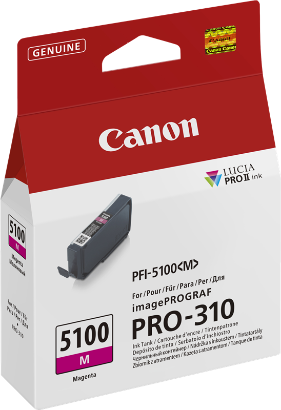 Original Canon PFI-5100m / 6954C001 Druckerpatrone Magenta