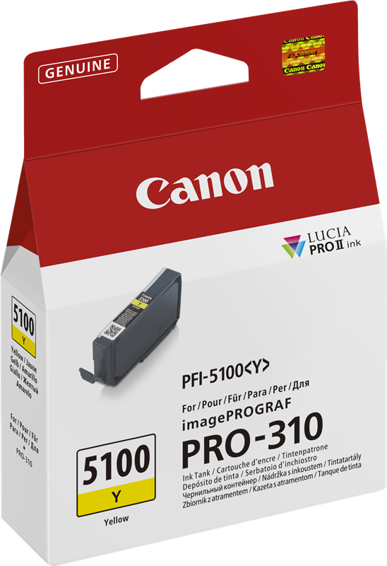 Original Canon PFI-5100y / 6955C001 Druckerpatrone Gelb