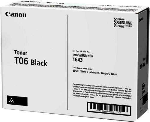 Original Canon Toner Schwarz T06 (3526C002)