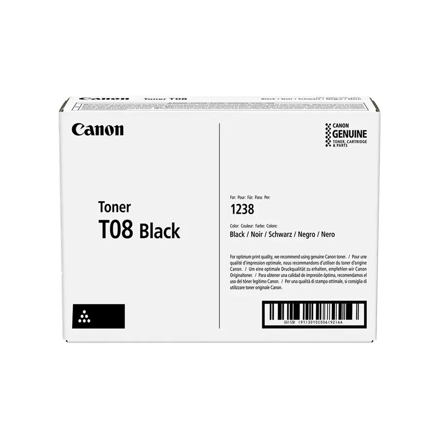 Original Canon T08 Toner Schwarz (3010C006)