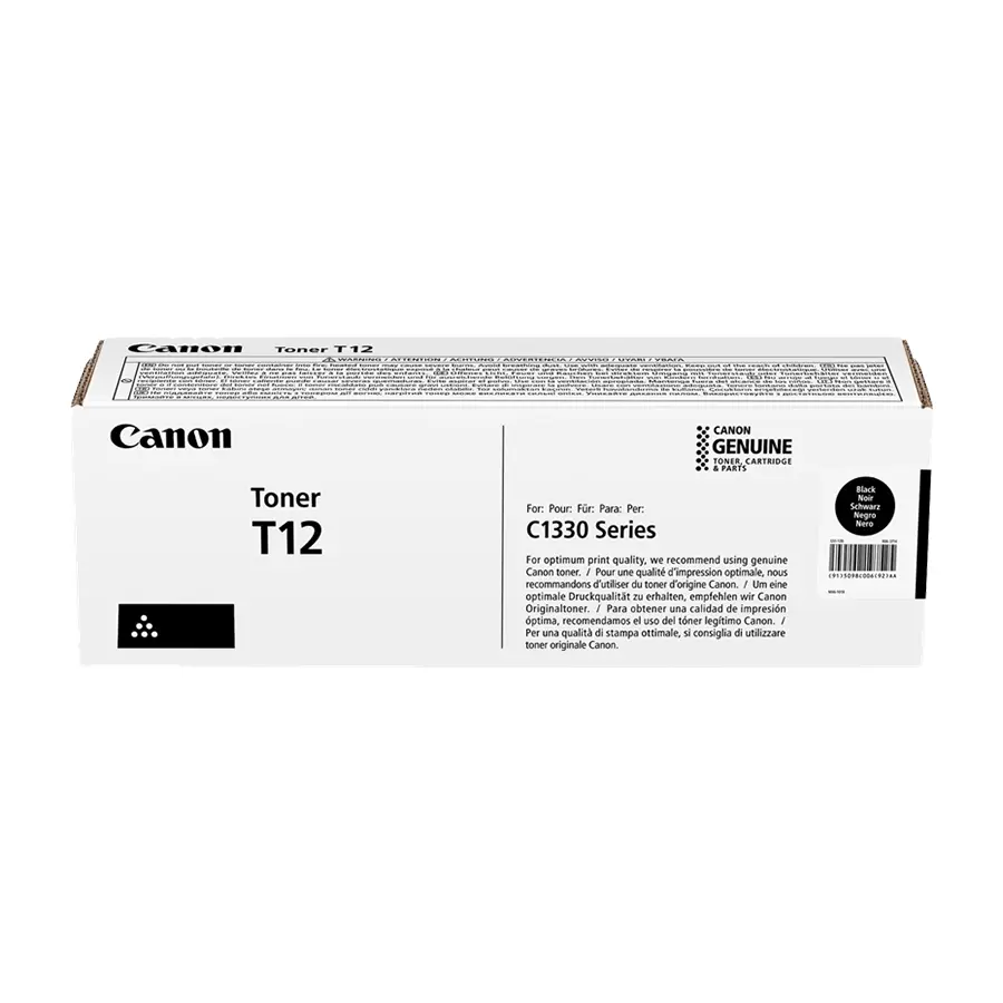 Original Canon T12 BK Toner Schwarz (5098C006)