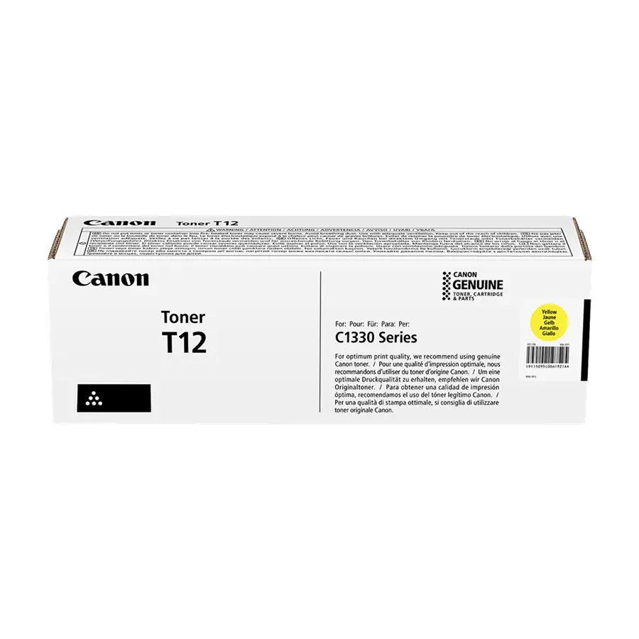 Original Canon T12 Y Toner Gelb (5095C006)