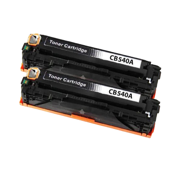 Alternativ zu HP CB540A / 125A Toner Black Spar-Set (2 Stk.)