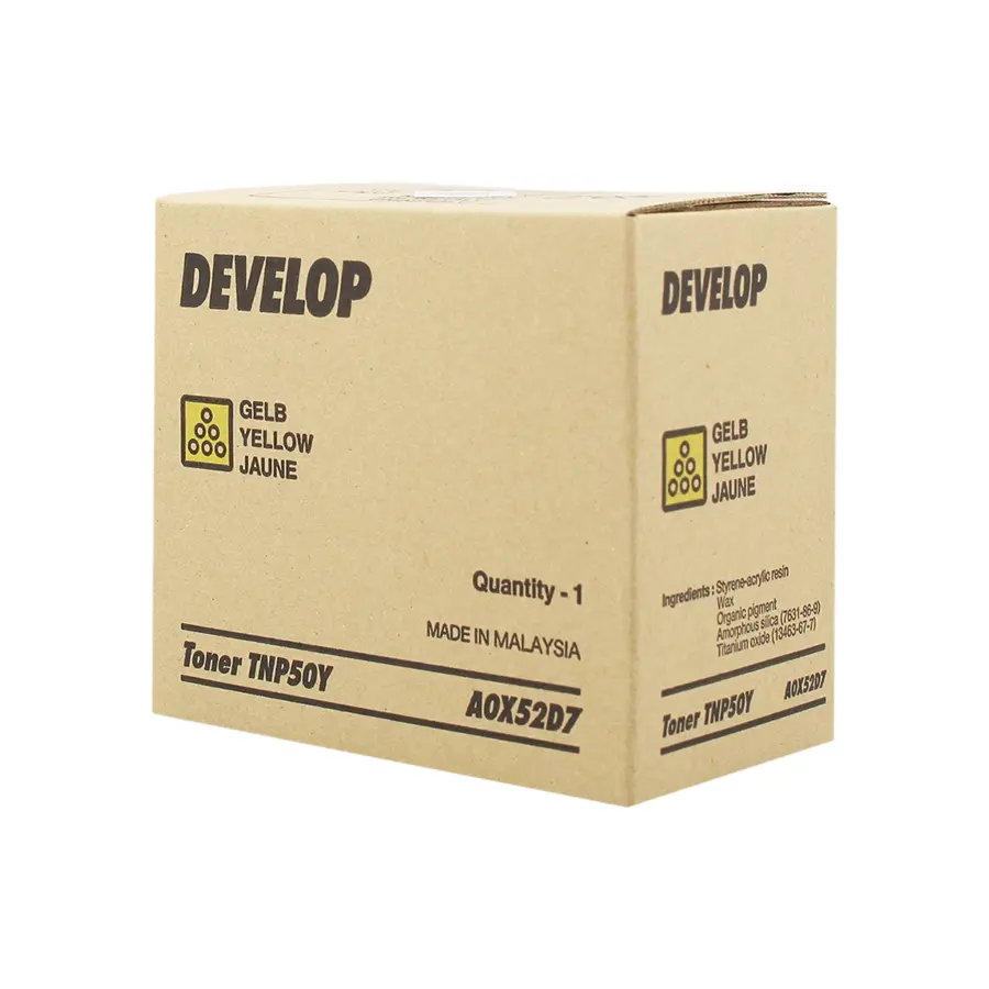 Original Develop TNP-50Y Toner Gelb (A0X52D7)