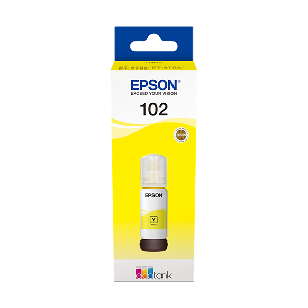 Original Epson 102 (C13T03R440) Nachfülltinte Yellow