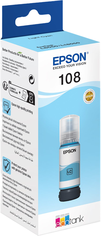 Original Epson 108 / C13T09C54A Druckerpatrone Light Cyan
