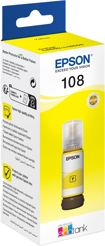 Original Epson 108 / C13T09C44A Druckerpatrone Gelb