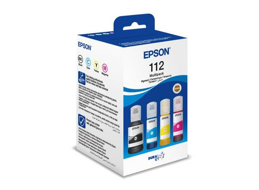 Original Epson 112 / C13T06C64A Druckerpatrone Schwarz/Cyan/Magenta/Gelb, Multipack