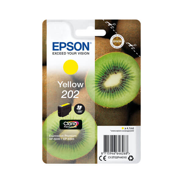 Original Epson 202 (C13T02F44010) Tinten Patrone Yellow