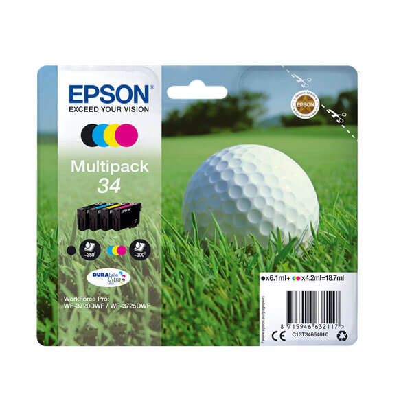 Original Epson 34 / T3466 (C13T34664010) Tinten Multipack