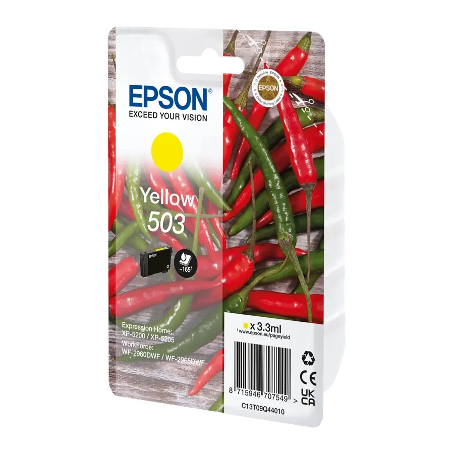 Original Epson 503 Tintenpatrone Gelb (C13T09Q44010)