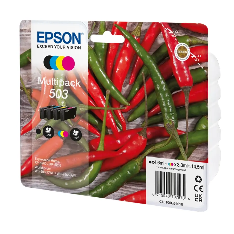 Original Epson 503 Tintenpatronen Multipack (C13T09Q64010)