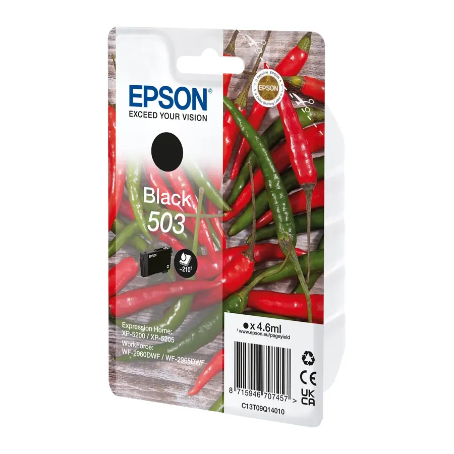 Original Epson 503 Tintenpatrone Schwarz (C13T09Q14010)