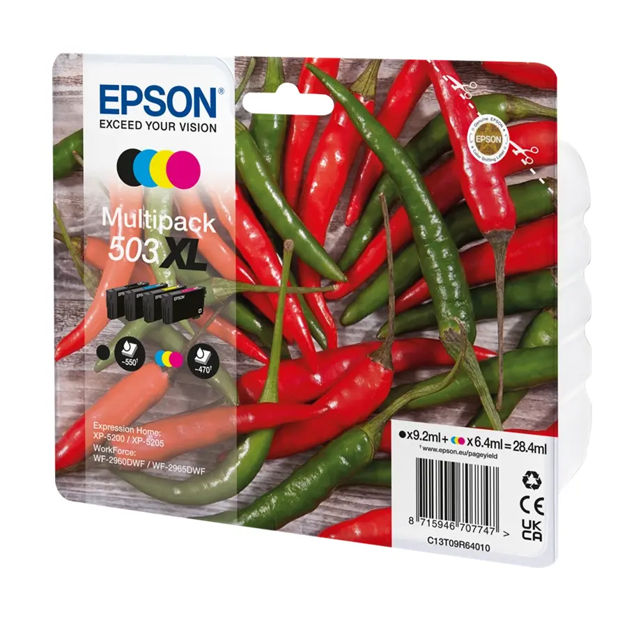 Original Epson 503XL Tintenpatronen Multipack (C13T09R64010)