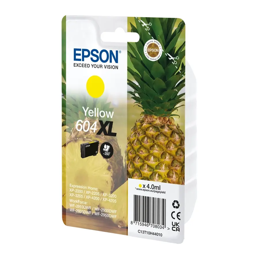 Original Epson 604XL Tintenpatrone Gelb (C13T10H44010)