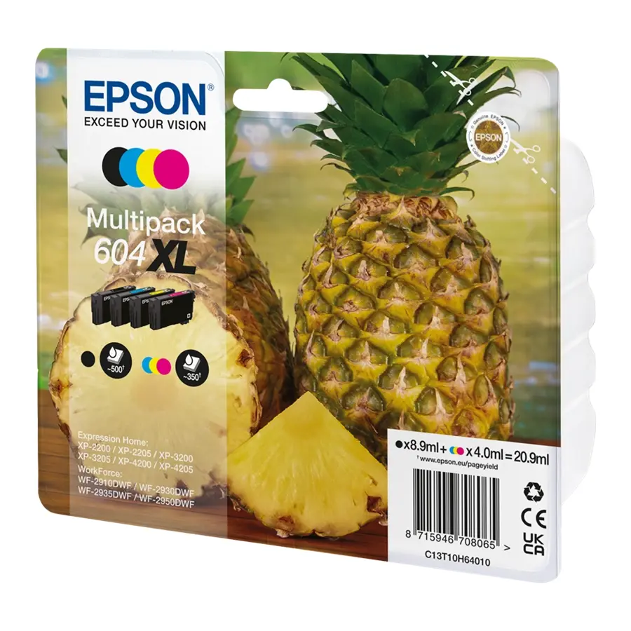 Original Epson 604XL Tintenpatronen Multipack (C13T10H64010)