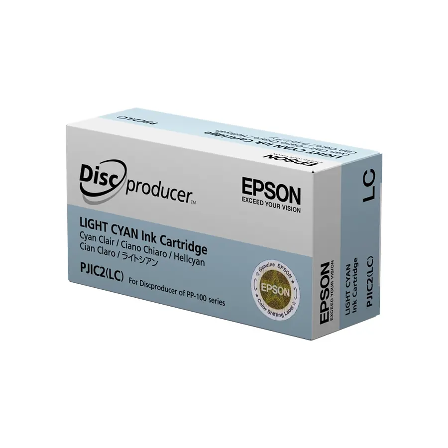 Original Epson PJIC7(LC) Druckerpatrone Cyan (hell) (C13S020689)