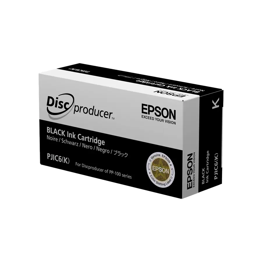 Original Epson PJIC7(K) Druckerpatrone Schwarz (C13S020693)