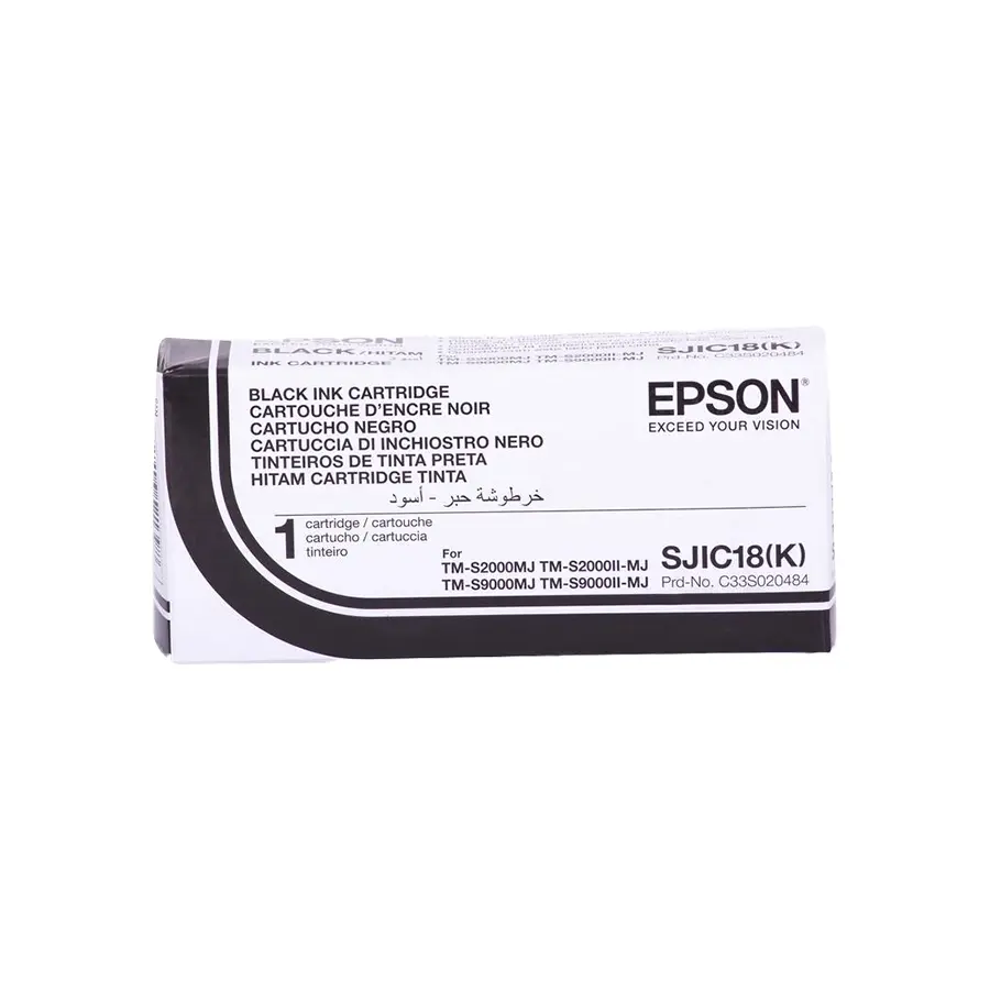 Original Epson SJIC18 Druckerpatrone Schwarz (C33S020484)