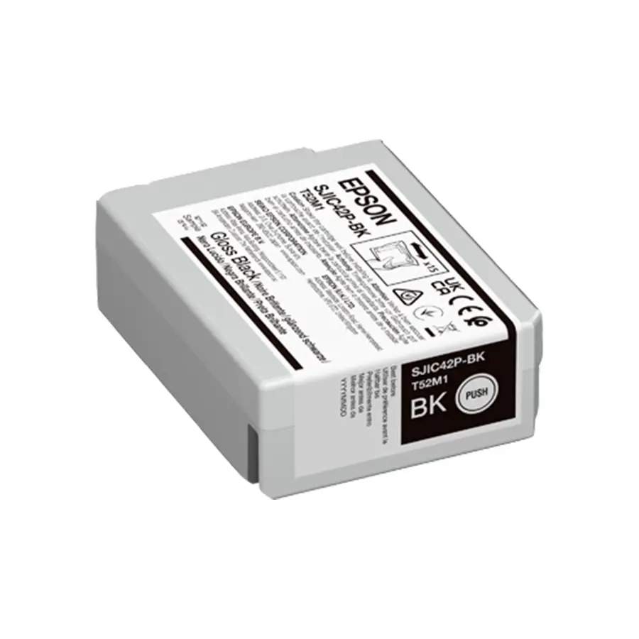 Original Epson SJIC42P-BK Druckerpatrone Schwarz (C13T52M140)