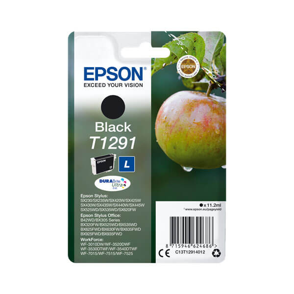 Original Epson T1291 Tintenpatrone Black