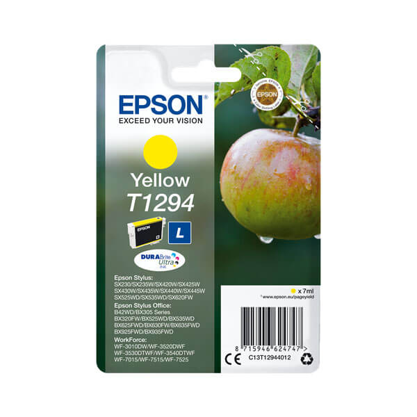 Original Epson T1294 Tintenpatrone Yellow