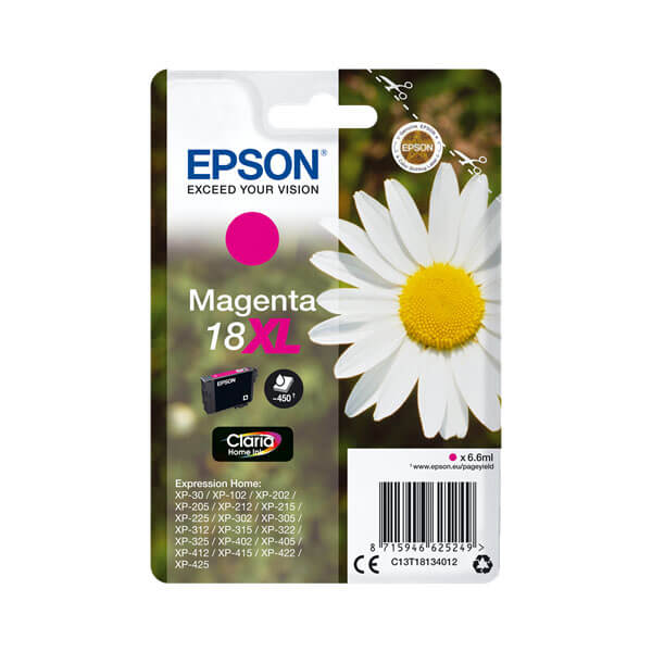 Original Epson T1813 / 18 XL (C13T18134010) Tinte Magenta