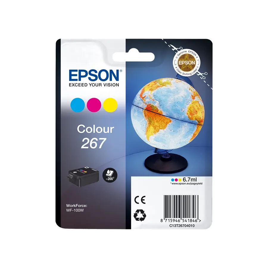 Original Epson T267 Druckerpatrone mehrere Farben (C13T26704010)