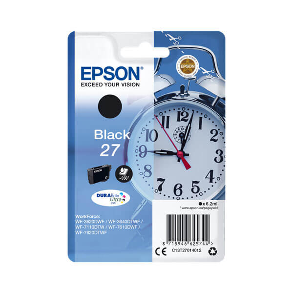 Original Epson T2701 / 27 (C13T27014012) Tinte Black