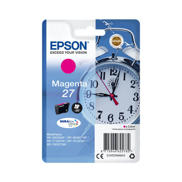 Original Epson T2703 / 27 (C13T27034012) Tinte Magenta
