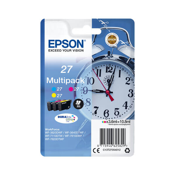 Original Epson T2705 / 27 (C13T27054012) Tinte Spar-Set