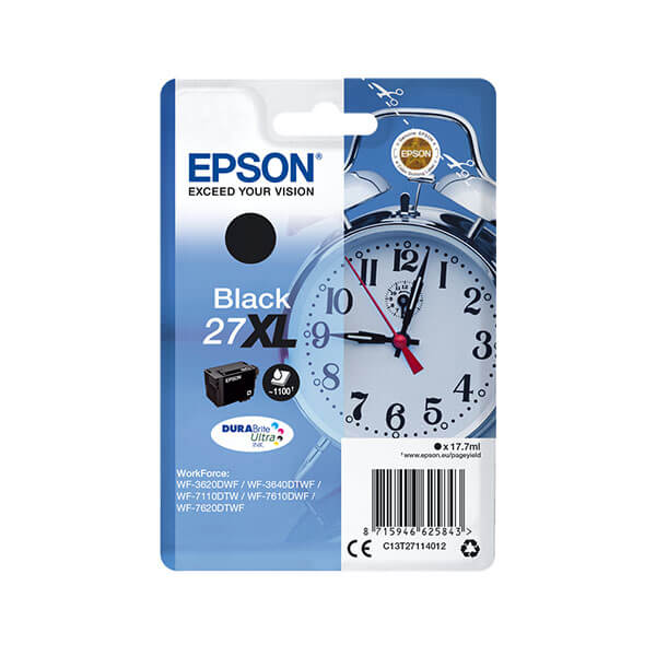 Original Epson 27XL / T2711 (C13T27114012) Tinte Black