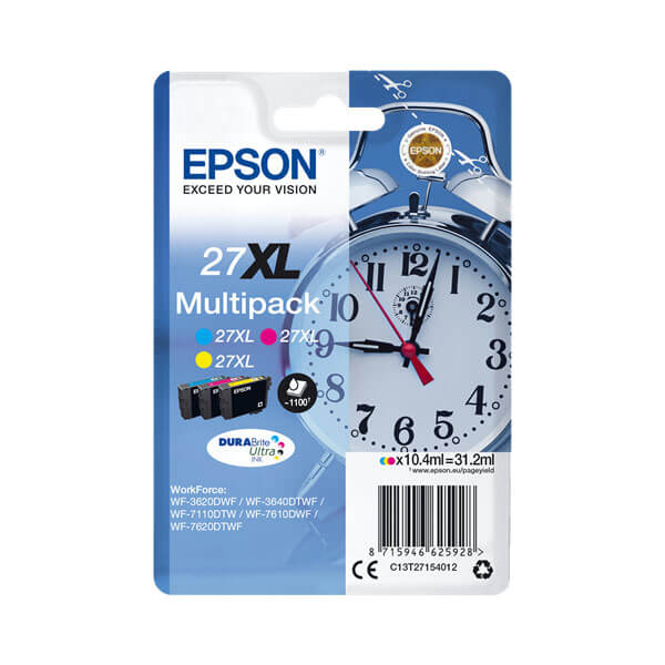 Original Epson T2715 / 27XL (C13T27154012) Tinten Spar-Set