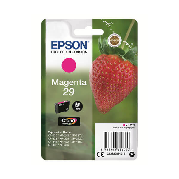 Original Epson (C13T29834010) T2983 /29 Tinte Magenta