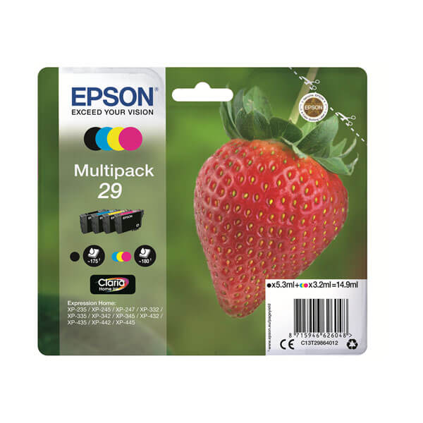 Original Epson (C13T29864010) T2986  / 29 Tinten Multipack