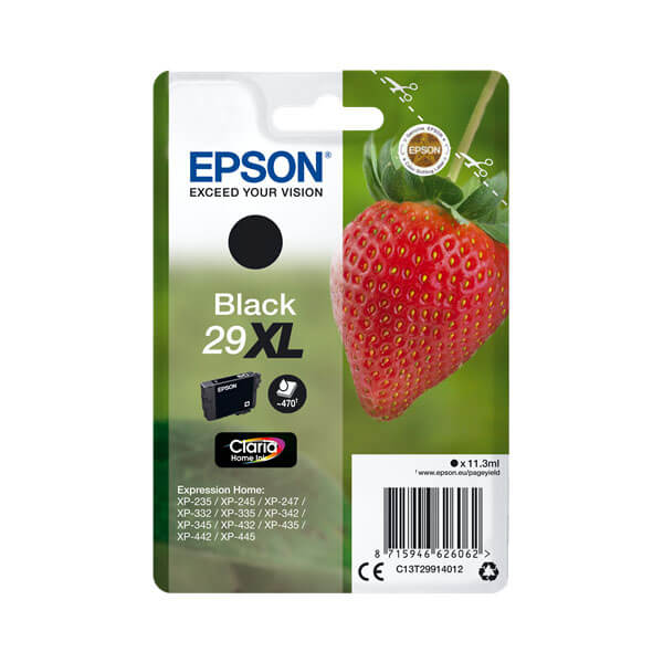 Original Epson (C13T29914012) T2991 / 29XL Tinte Black